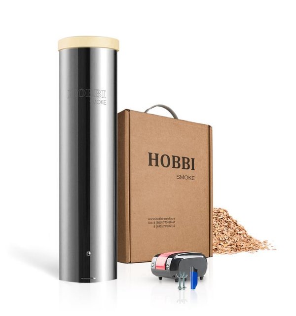 Kaltrauchgenerator Edelstahl Hobbi Smoke für Räucherofen - perfekt zum Räuchern Hobbi Smoke 2.0+